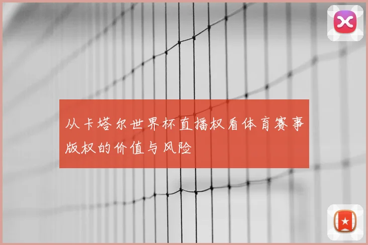 从卡塔尔世界杯直播权看体育赛事版权的价值与风险