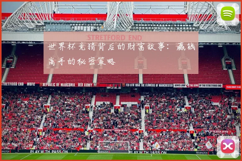 世界杯竞猜背后的财富故事：赢钱高手的秘密策略